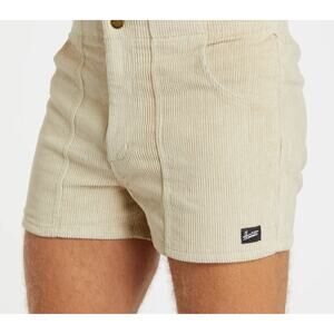 NWT Hammies Mens Corduroy Shorts in Sand Tan Size 38